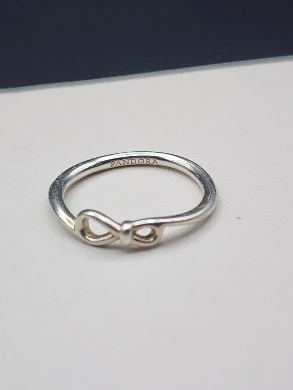 Pandora Infinity Knot Ring 198898C00 Sterling Silver Size 48 / 4.5